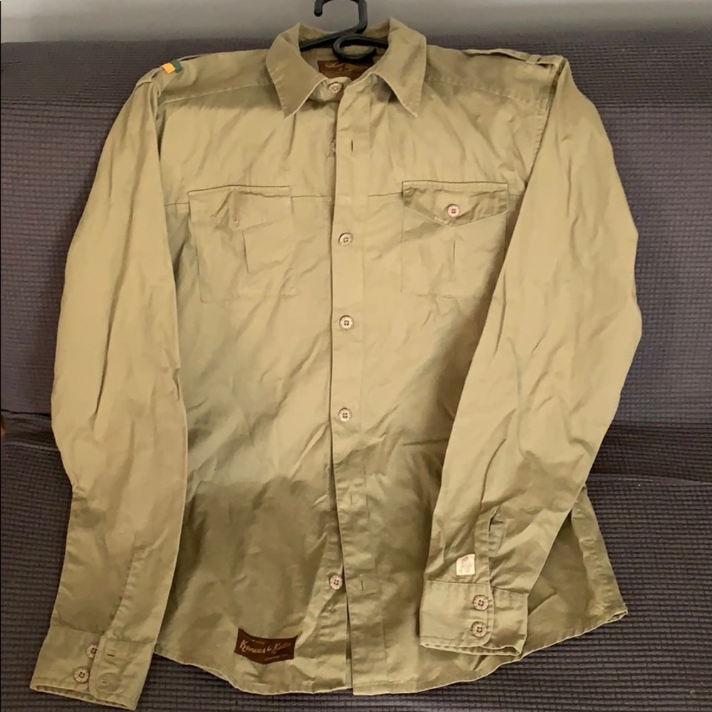 Men’s Kanvis by Katon casual shirt. Sz L